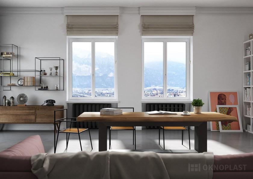 Oknoplast Двустворчатое окно из пвх Prolux sun-id-1466618 - Вид №3