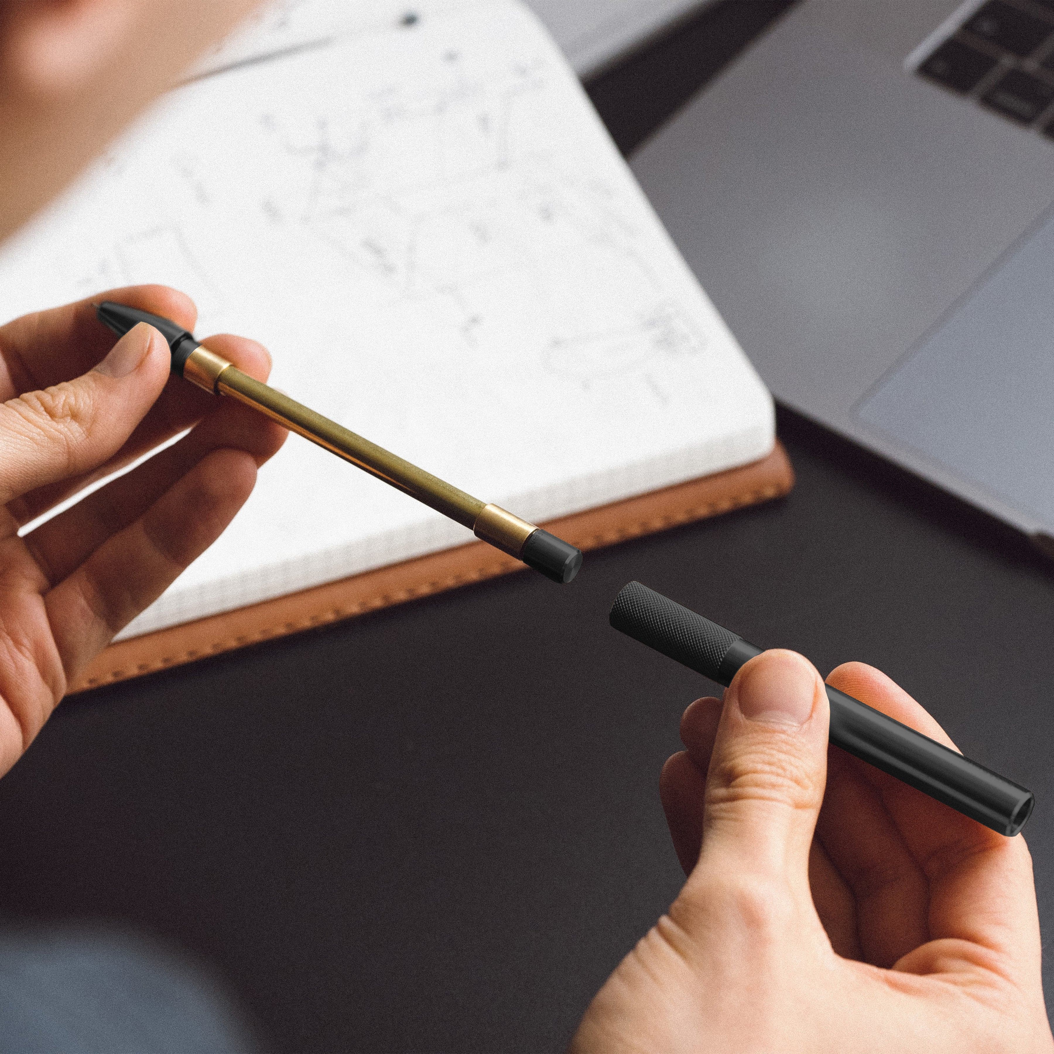 W207BST-7 Механический карандаш - черная сталь - 0,7 мм Wingback  - Вид №5