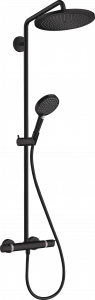 26891670 Croma Select S Showerpipe 280 1jet EcoSmart 9 л / мин с термостатом и ручным душем Raindance Select S 120 3jet Hansgrohe