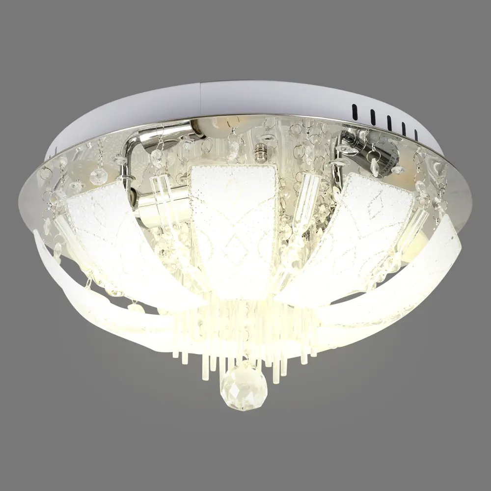 Люстра хрустальная подвесная Пари 4xE14x60 Вт, LED, металл/стекло, цвет хром 14089624 STLM-2074334 WINK  - Вид №19