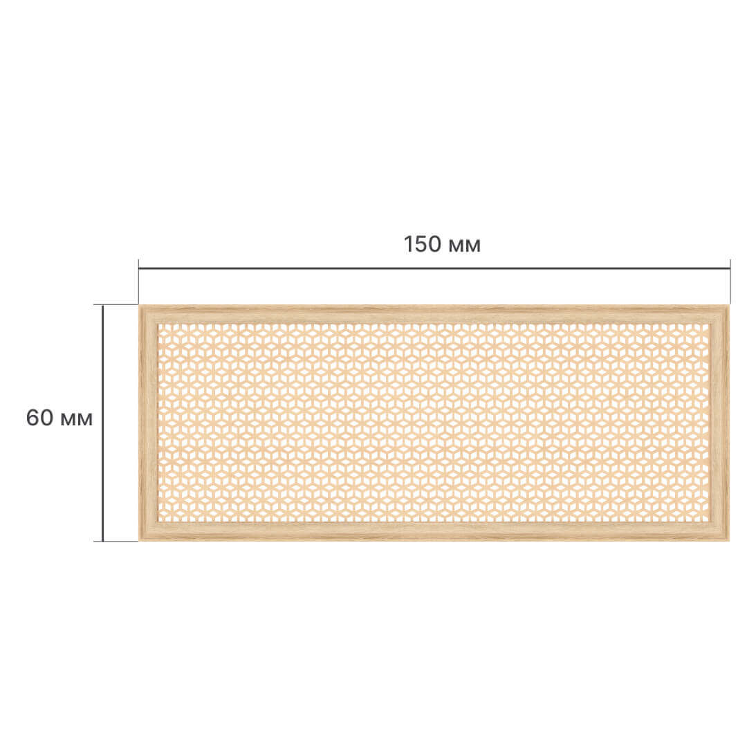 Экран для радиатора 150х60 см Илона дуб сонома STELLA Standart STSR-1167 - Вид №2