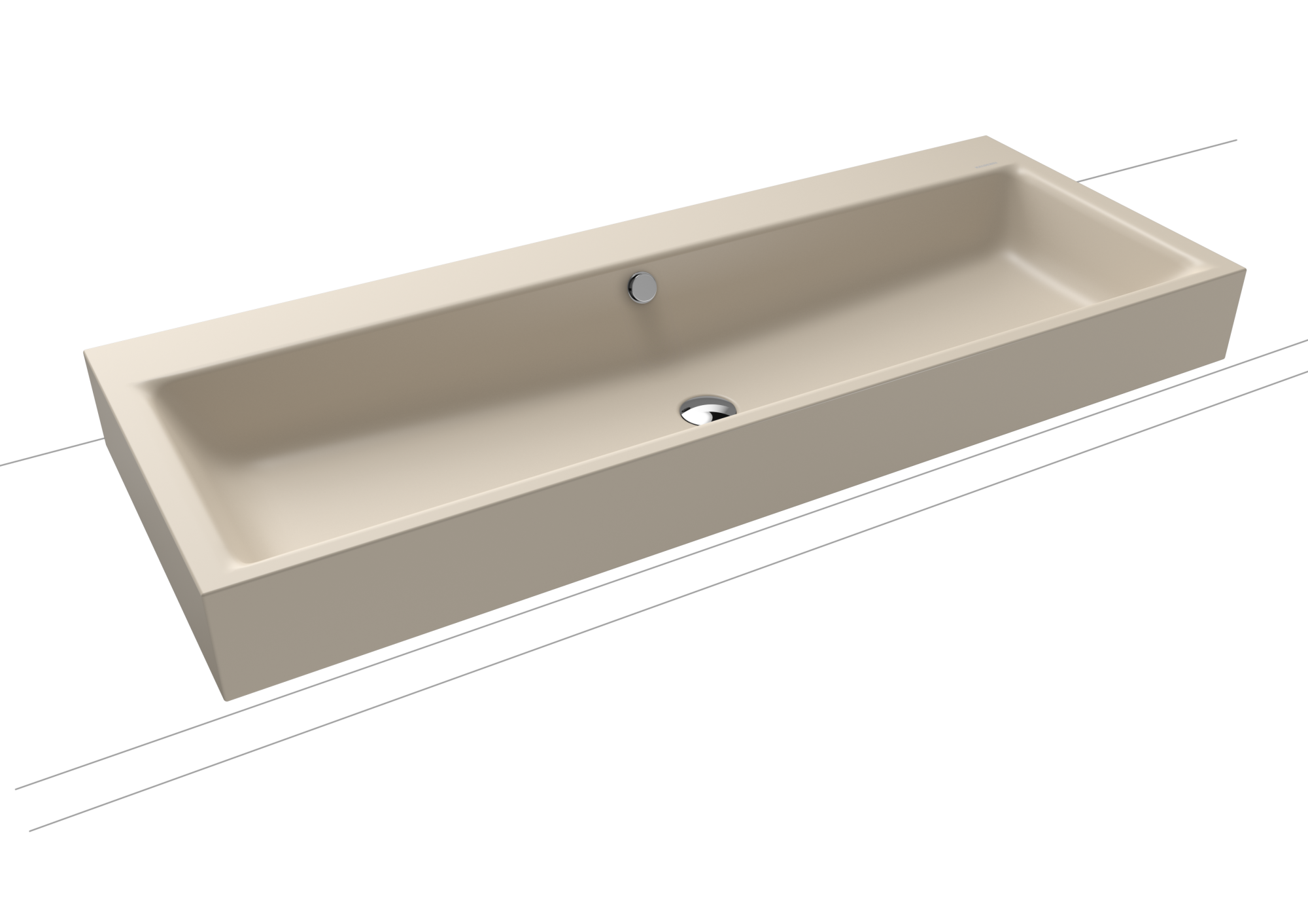 Умывальник KALDEWEI Сталь эмалированная 3168 443 теплый бежевый 20 31683319443