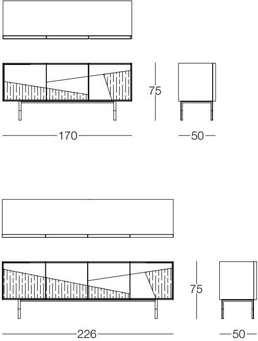 Frigerio Salotti Комод деревянный с распашными дверцами Norman sun-id-1471567 - Вид №3