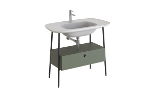 Напольный умывальник со встроенным умывальником