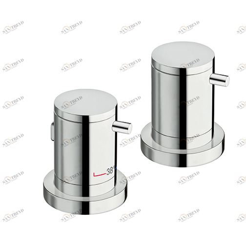 CRIXT143 Термостатический смеситель для ванны на террасе с переключателем на 3 выхода Cristina Rubinetterie 