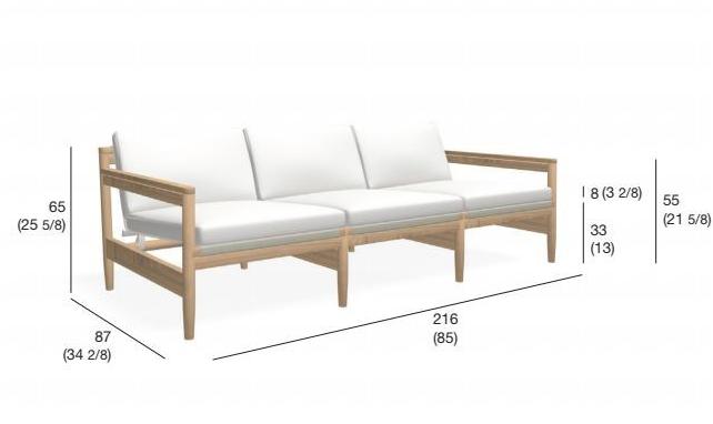 RODA 3-х местный садовый диван из канатекса Road sun-id-1456975 - Вид №2