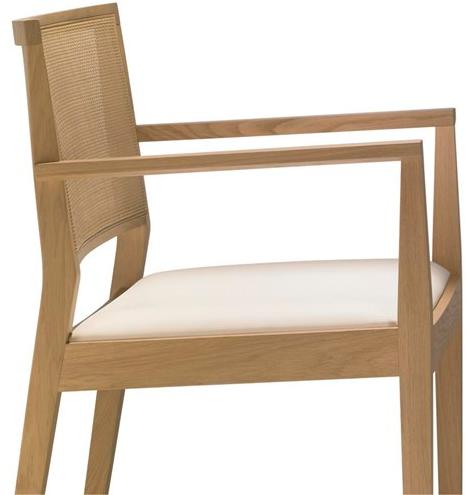 Andreu World Мягкое плетеное кресло с подлокотниками Manila So2133 - Вид №6