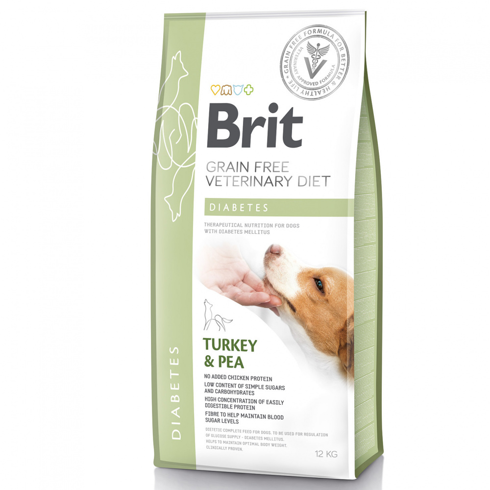 ПР0048550 Корм для собак VDD Diabetes беззерновая диета при диабете сух. 12кг Brit 