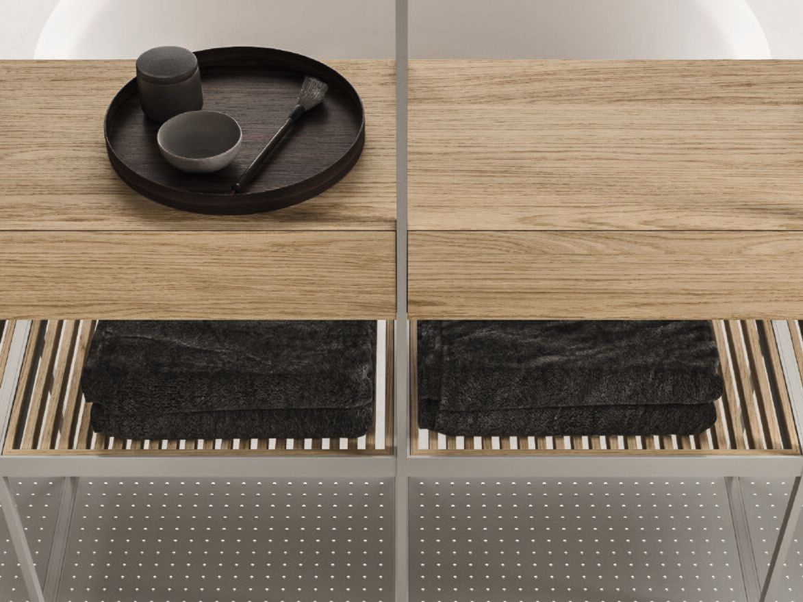 Мебель для ванной комнаты из алюминия и каррарского мрамора Noorth Fjord ARCH-00127060 - Вид №6