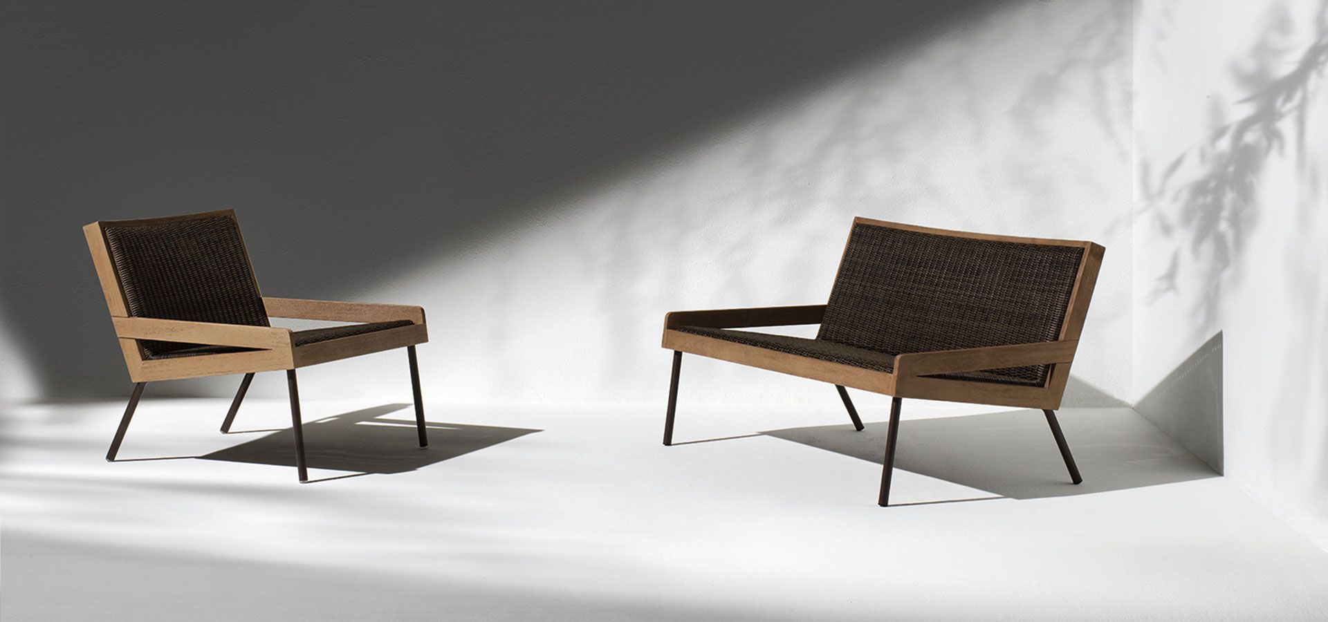 2-местный садовый диван Ethimo EtWick® открытый ARCH-00056922 - Вид №3