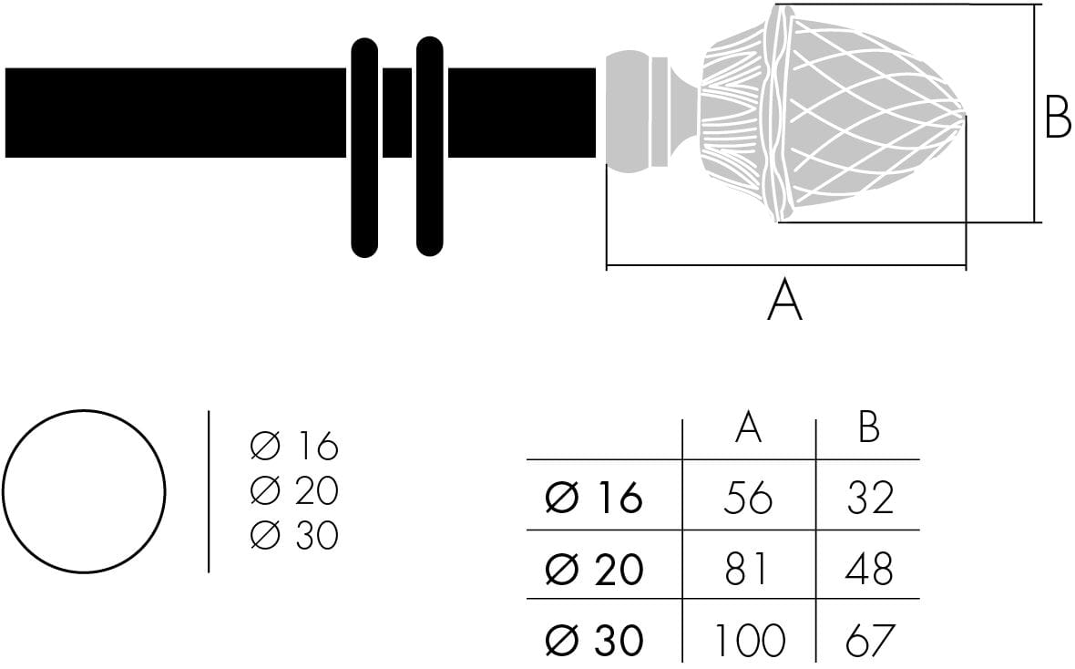 Железный и латунный карниз Frandoli Iron &amp ARCH-00012519 - Вид №1