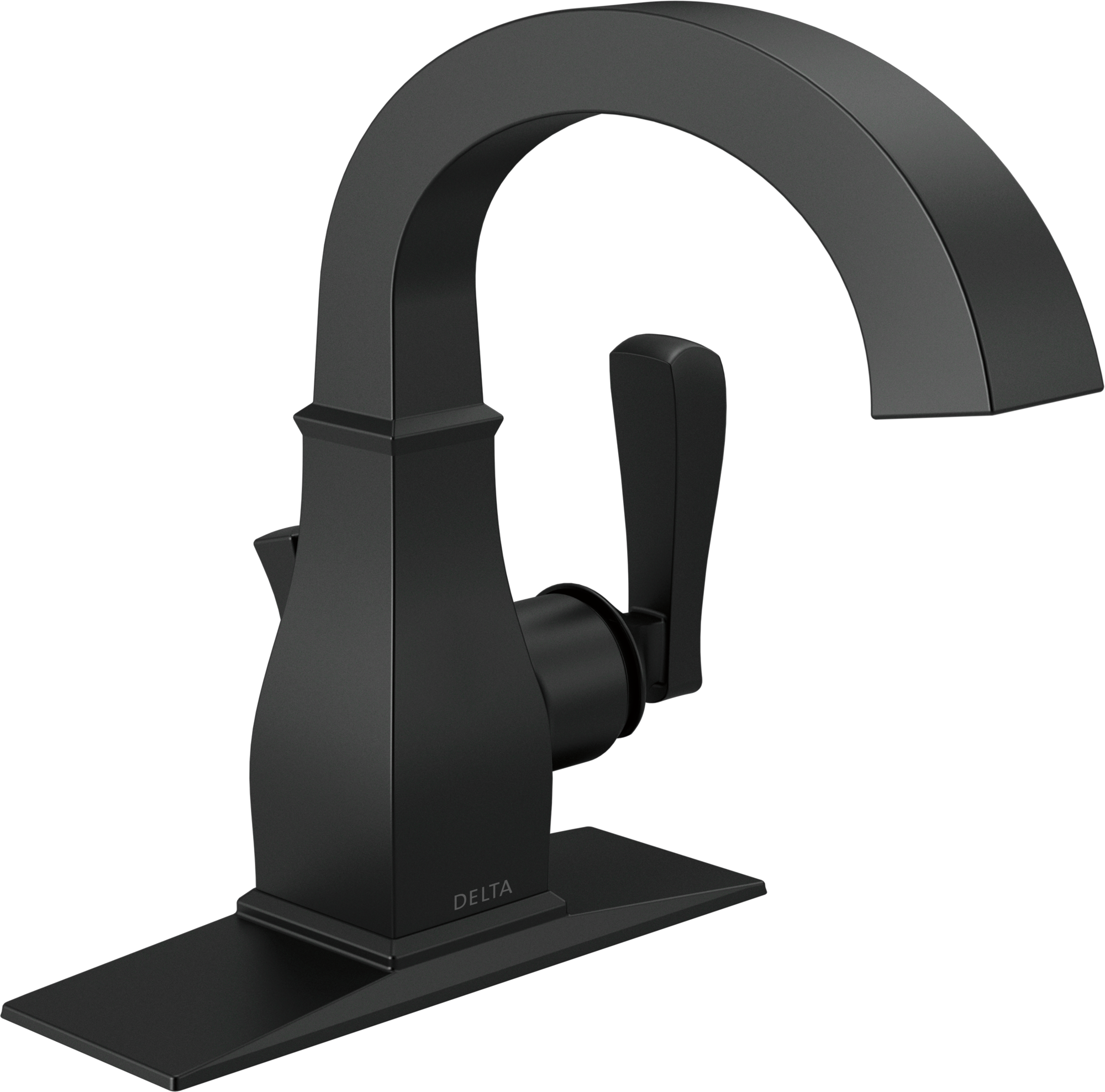 15718LF-BL Смеситель для ванной с одной ручкой Delta Faucet Lakewood Матовый черный - Вид №1