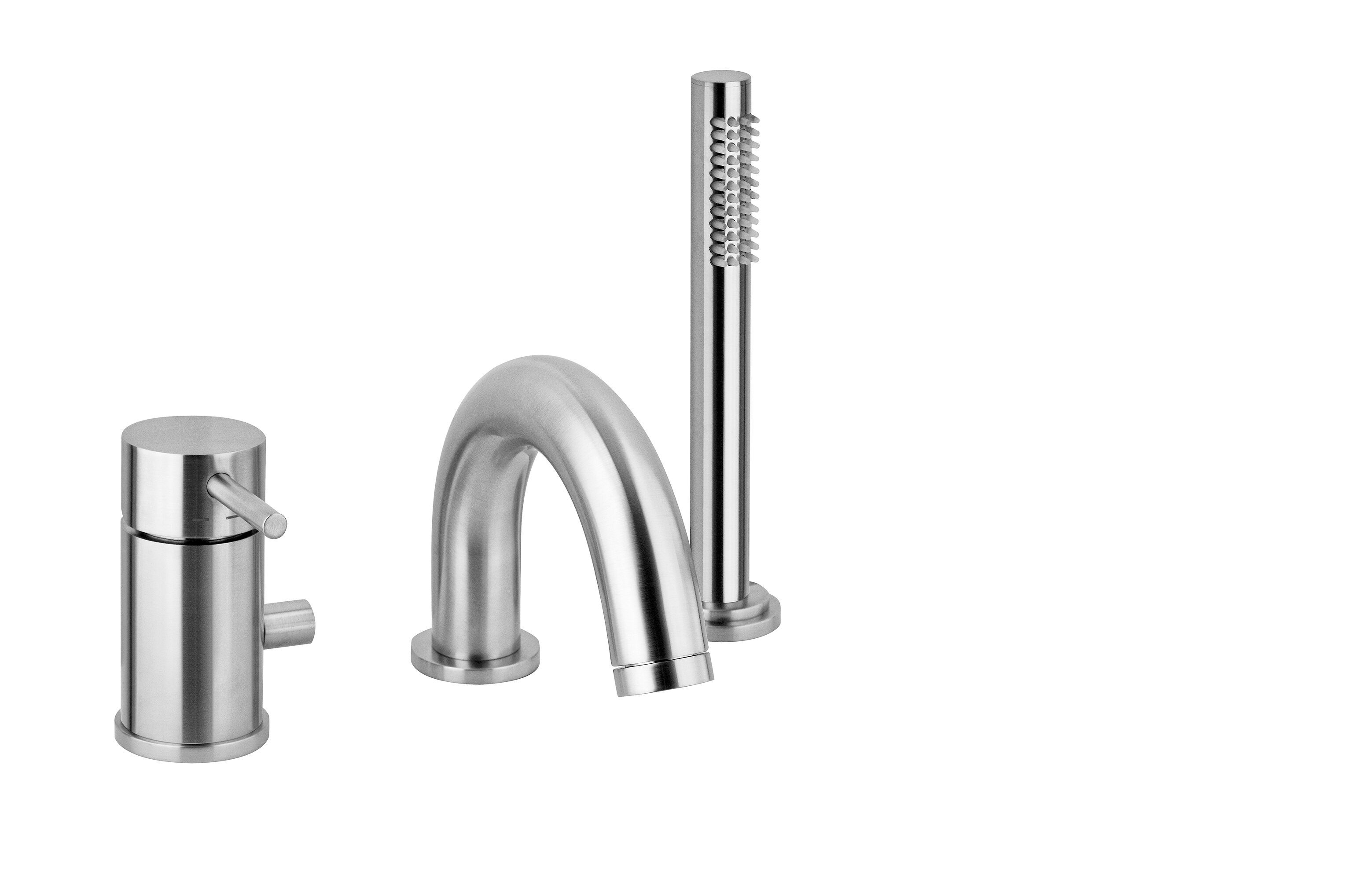 Смеситель для ванны с 3 отверстиями и переключателем RUBINETTERIA PAFFONI Light ARCH-00125293 - Вид №4