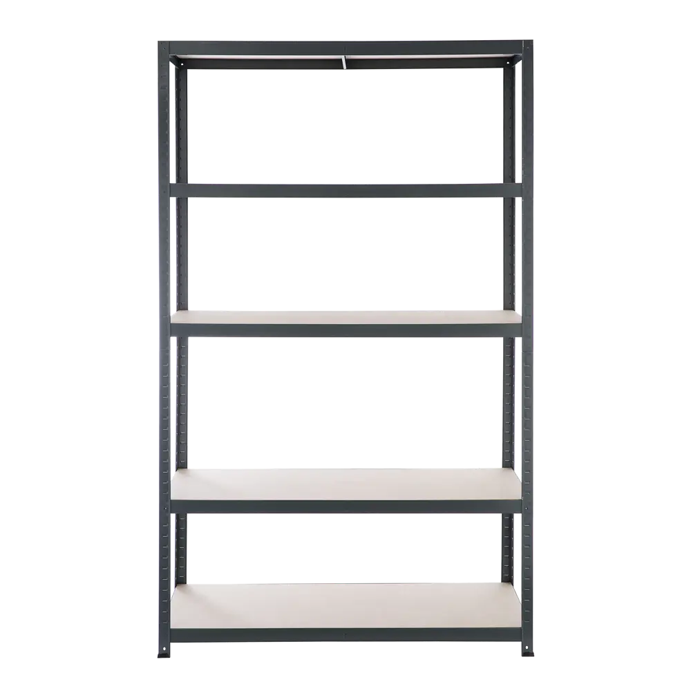 Стеллаж металлический Spaceo 120x196x50 см, 5 полок, цвет серый 81931050 STLM-2148941  - Вид №9