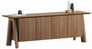 Ersa Низкий офисный ящик для хранения из шпона с распашными дверцами Nobby