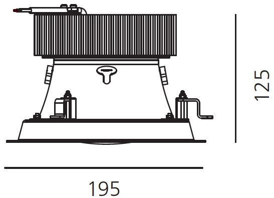 Artemide Встраиваемый светодиод Parabola sun-id-1412403 - Вид №4