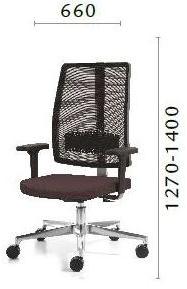 AP Factor Вращающееся офисное кресло с 5 спицами Detroit sun-id-1437891 - Вид №9