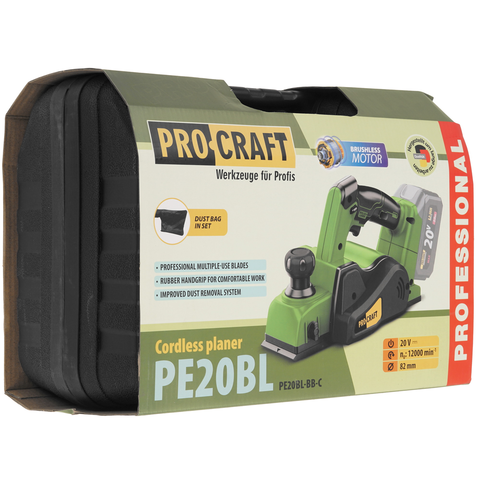 Электрорубанок Procraft PE20BL   , Без ЗУ 9277946 STDN-0093430 - Вид №8