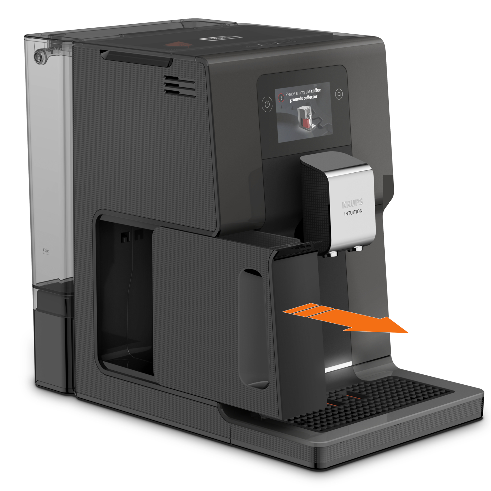 5632382 Кофемашина автоматическая Krups Intuition Preference EA872B10 черный STDN-0076079 - Вид №7