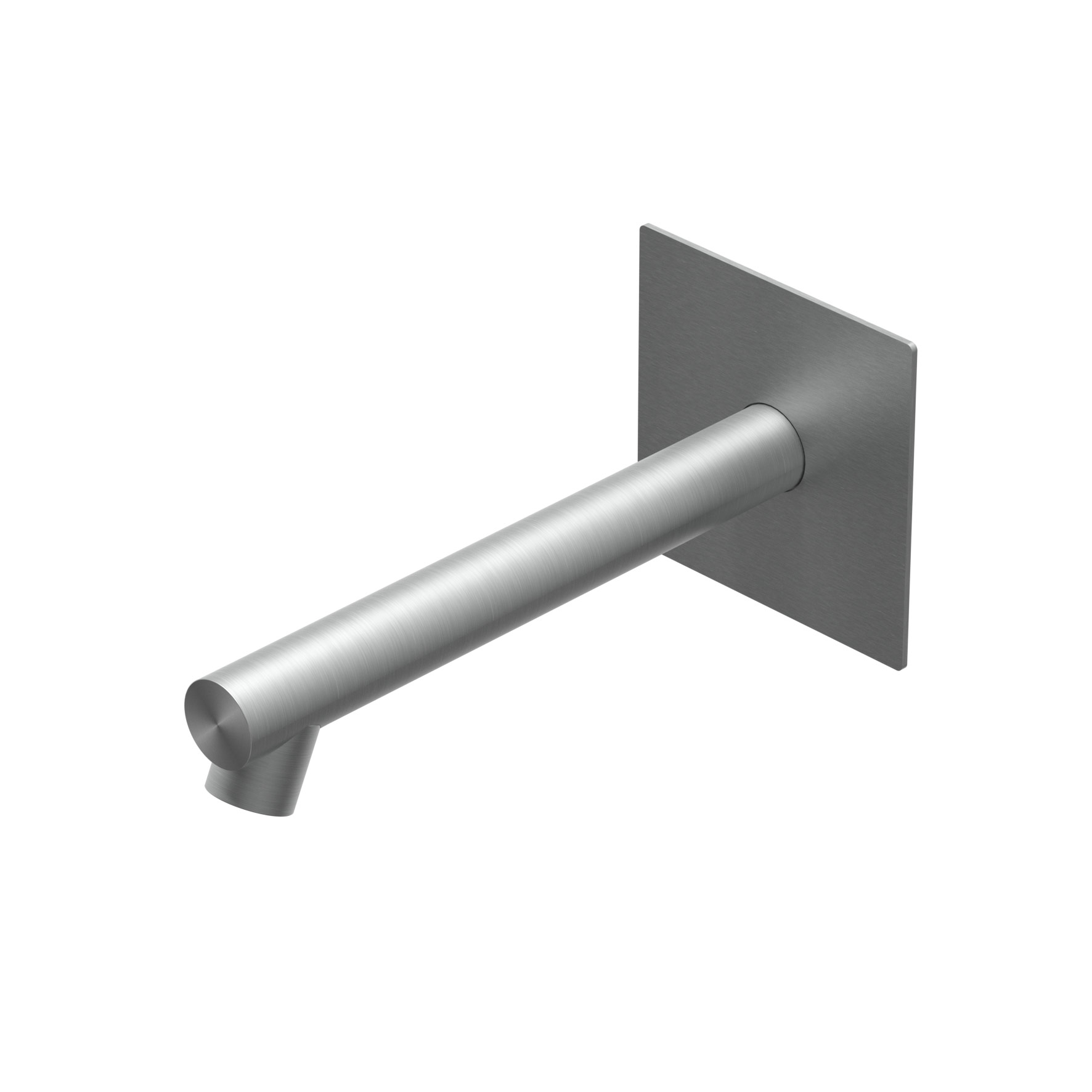 E0BA0155H2D Настенный излив для ванны Ritmonio Diametro35 Inox Concrete