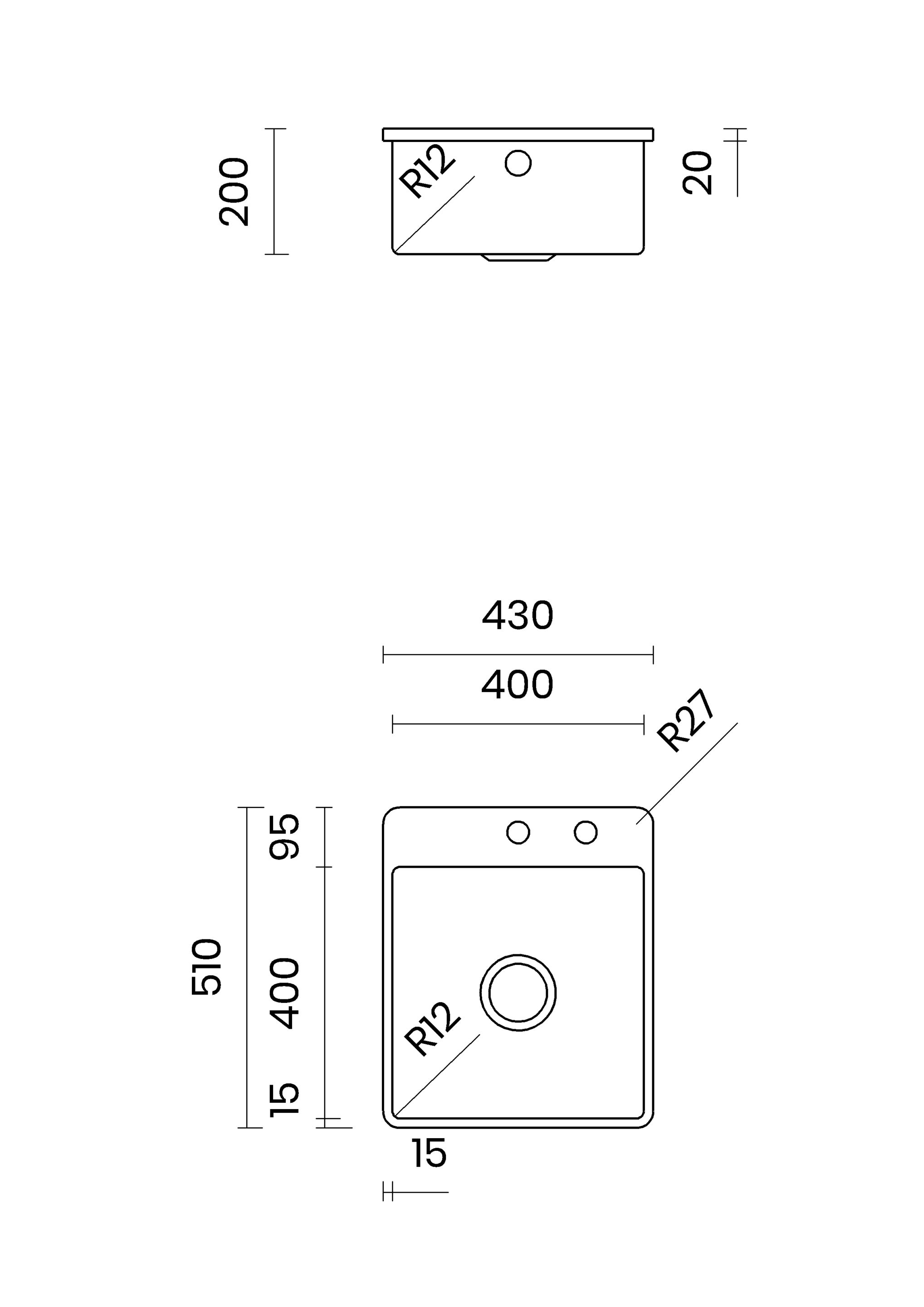 Раковина из нержавеющей стали TASCA Iris ARCH-00036197 - Вид №10