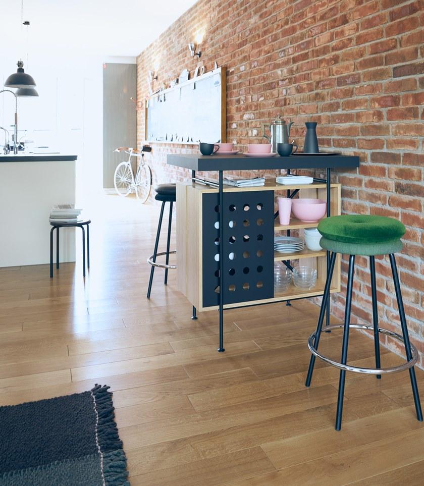 Richard Lampert Штабелируемый табурет из стали и дерева Tom sun-id-1447555 - Вид №2