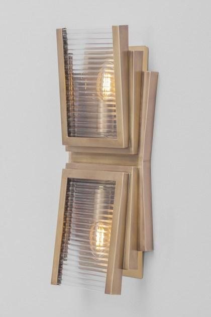 Patinas Lighting Настенный светильник из латуни ручной работы Petitot sun-id-1348807 - Вид №1