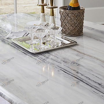 Обеденные столы 05237-990-001 Pick Up Sticks Dining Top -Statuario Ambella 