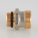 VTr.580.NEI.040E Ниппель для коллекторного блока, под расходомер Valtec 1/2 х 3/4", "евроконус"  - Вид №4