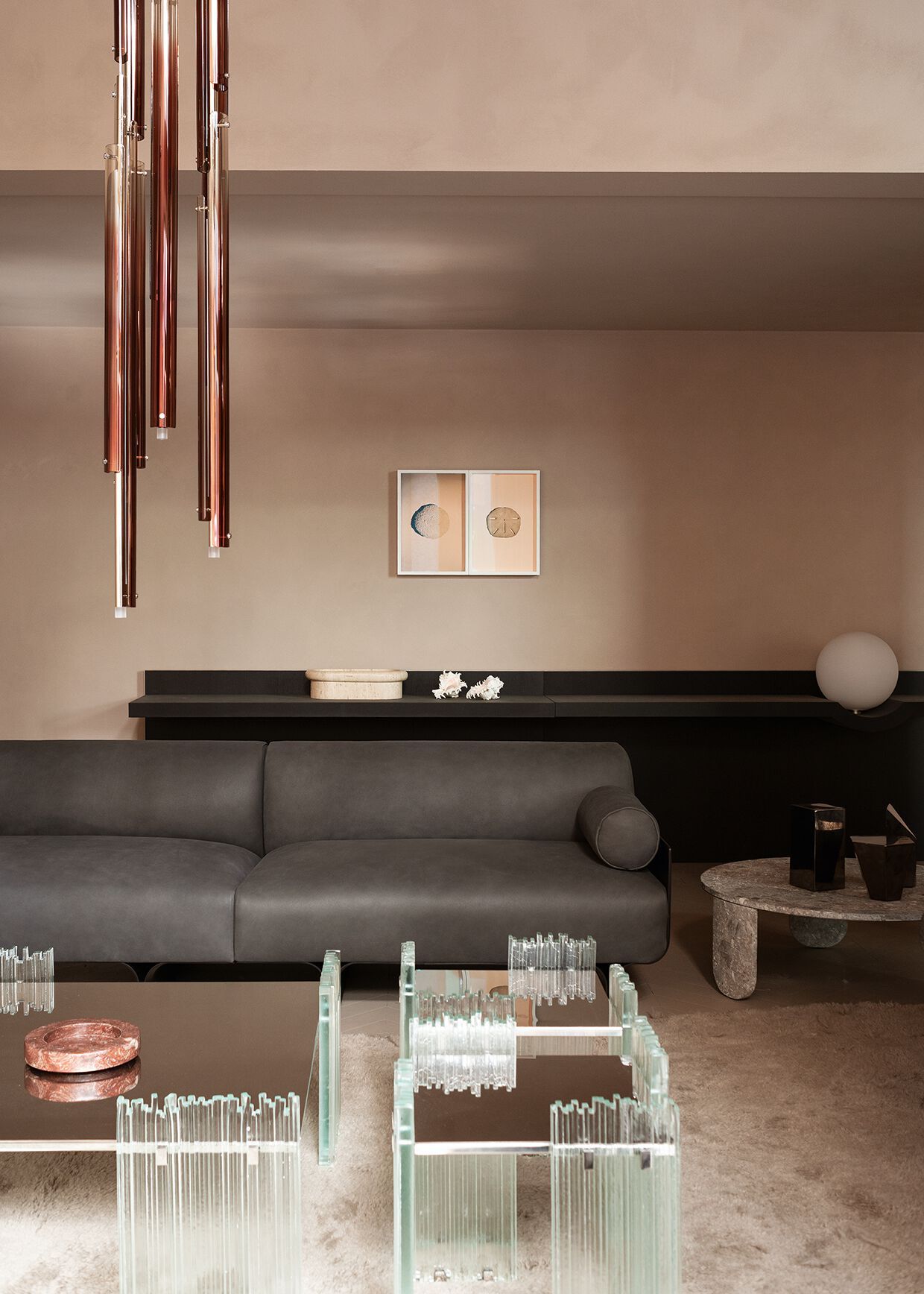 Модульный тканевый диван Gallotti&Radice тычинки ARCH-00126368 - Вид №5