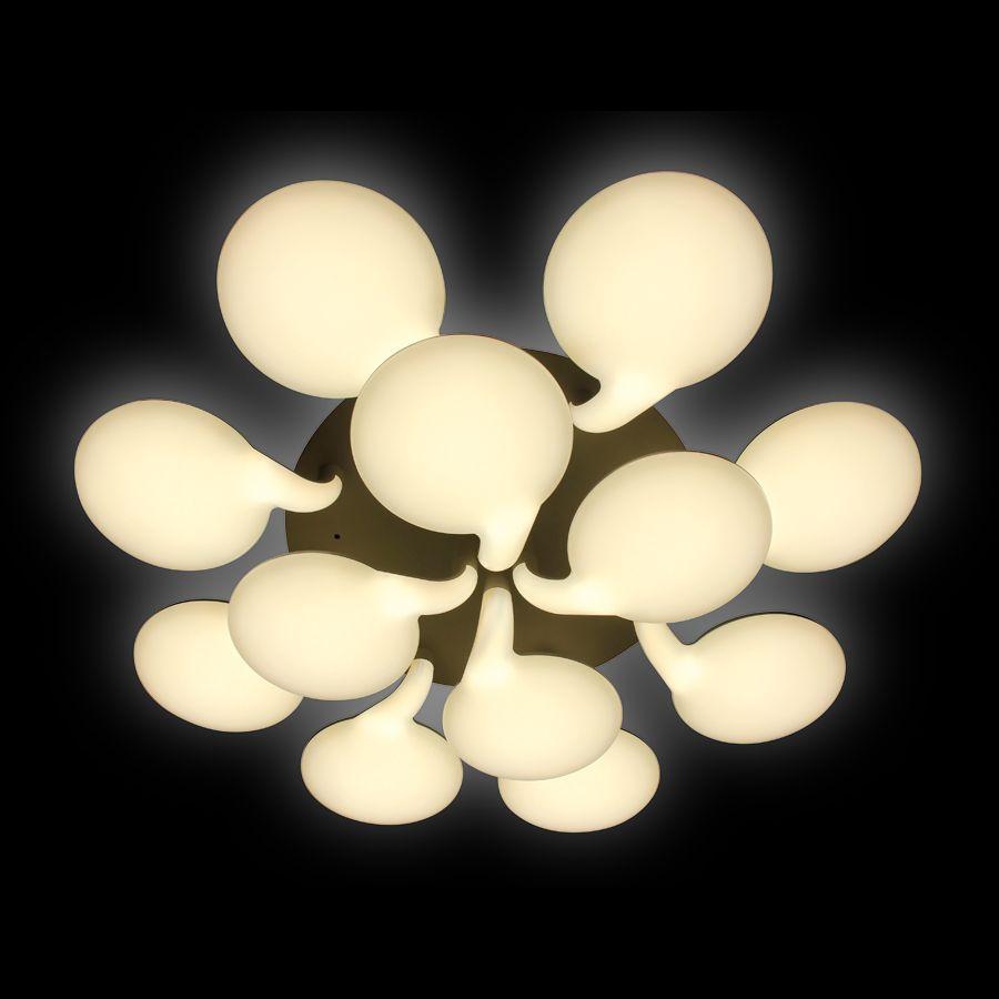 Потолочная светодиодная люстра Ambrella light Orbital Cloud FC26/12 WH 432W D1140 AMBRELLA LIGHT ДИЗАЙНЕРСКИЕ, ORBITAL CLOUD 220093 Белый  - Вид №3