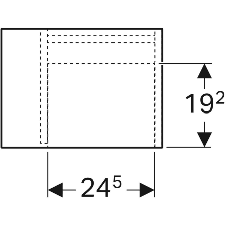 840139000 Шкафчик Geberit iCon с многофункциональным ящиком Geberit  - Вид №9