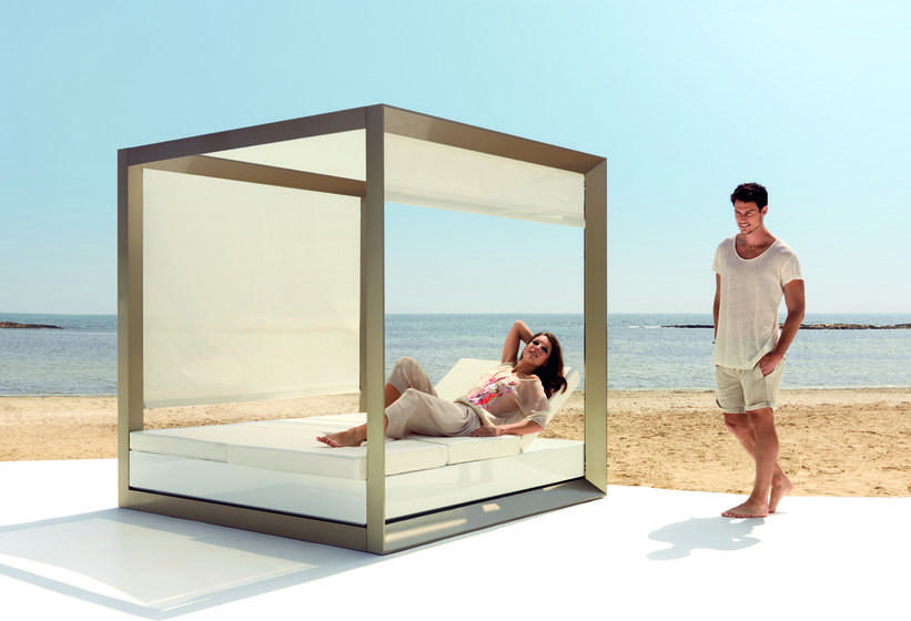 VONDOM Откидывающаяся грядка с балдахином Vela sun-id-1428270 - Вид №7