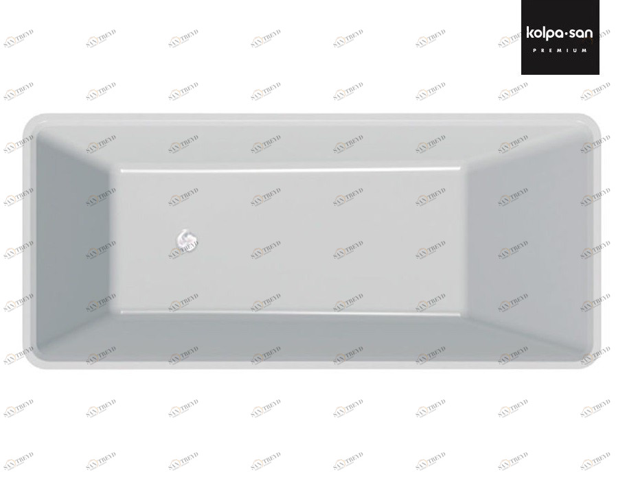 Ванна из искусственного камня Kerrock Ramona 00820 хромотерапия Словения Kolpa-San 