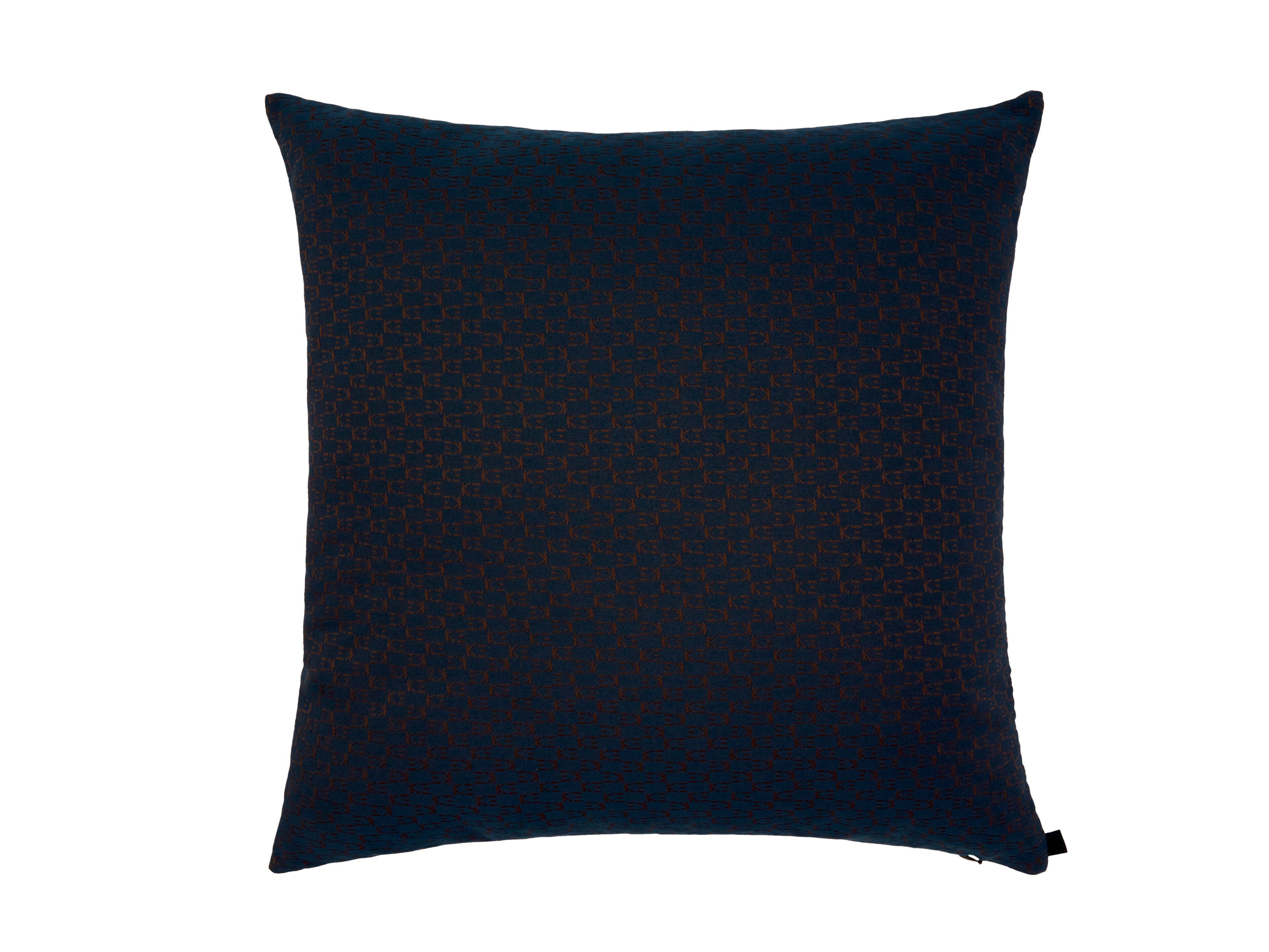 Квадратная подушка с цветочным рисунком K-3 Shogun Blue ARCH-00006054 - Вид №1