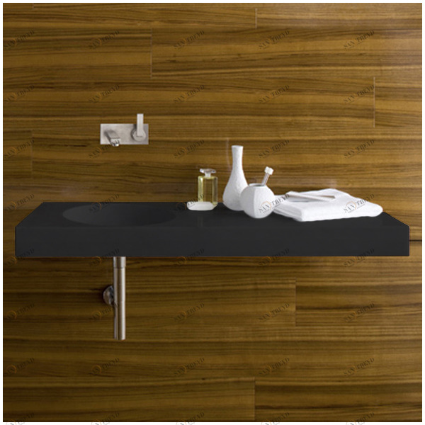 LC41206SX Подвесная раковина настенная овальная Neutra Design  черная 