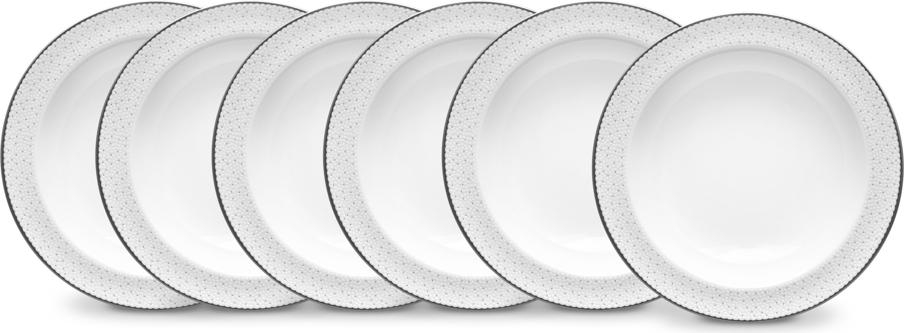 10665454 Noritake Набор из 6 чаш для десерта Noritake "Брум-стрит" 16см Фарфор костяной 