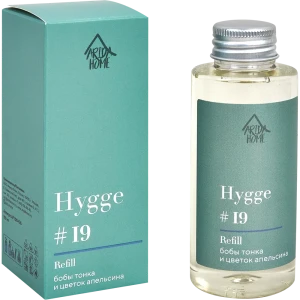 Наполнитель для аромадиффузора Arida Home Hygge 19 с ароматом Тонка/цветок апельсина, 100 мл 88950260