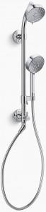 KOHLER Комплект душевой стойки HydroRail-S с Awaken, 2,0 галлона в минуту K-76471-CP
