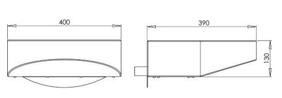 46271 Подвесная раковина настенная овальная PURUS  белая  - Вид №1