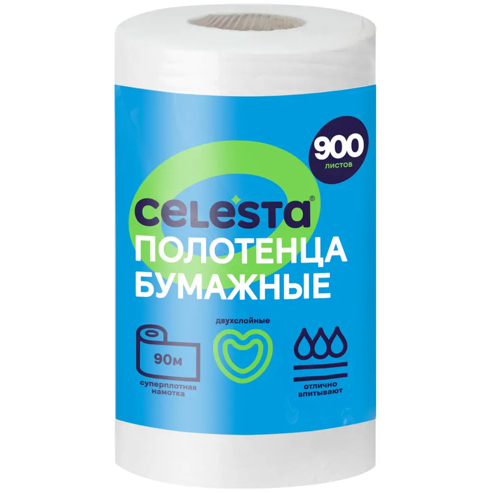 Бумажное полотенце Celesta двухслойные 90 м 89419236 STLM-2109974 Santreyd 