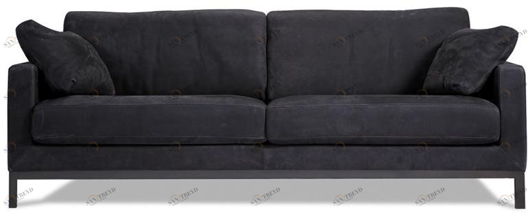 Duvivier Canapés 3-х местный кожаный диван со съемным чехлом  Athex222, athex235 