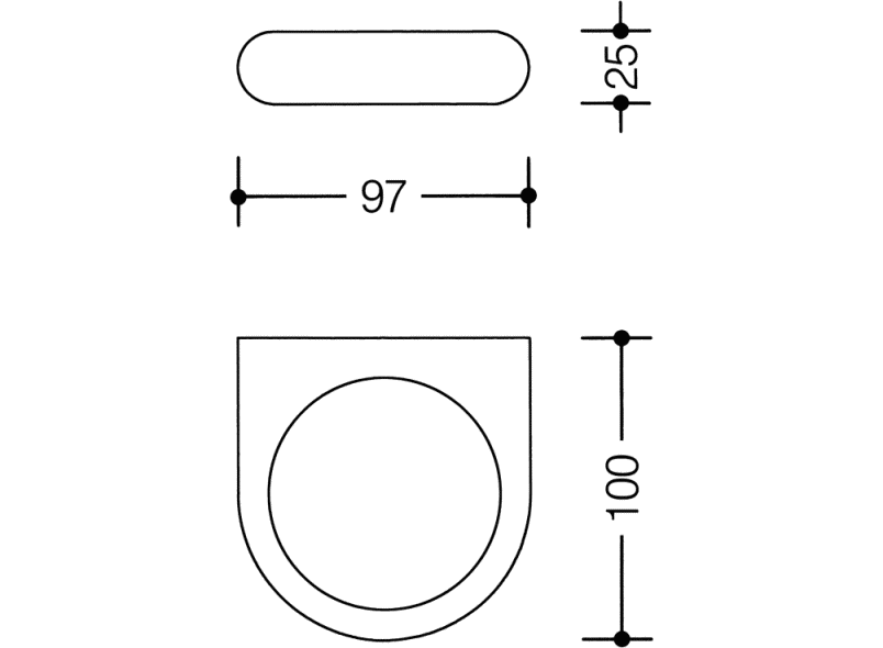 801.00.100 держатель HEWI Serie 477/801  - Вид №14