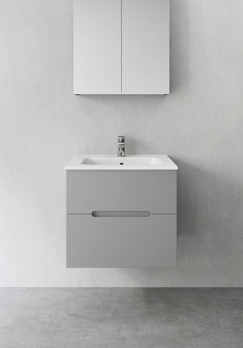1390103 Шкаф Для Умывальника Sun Grey 600 Hafa Серый 