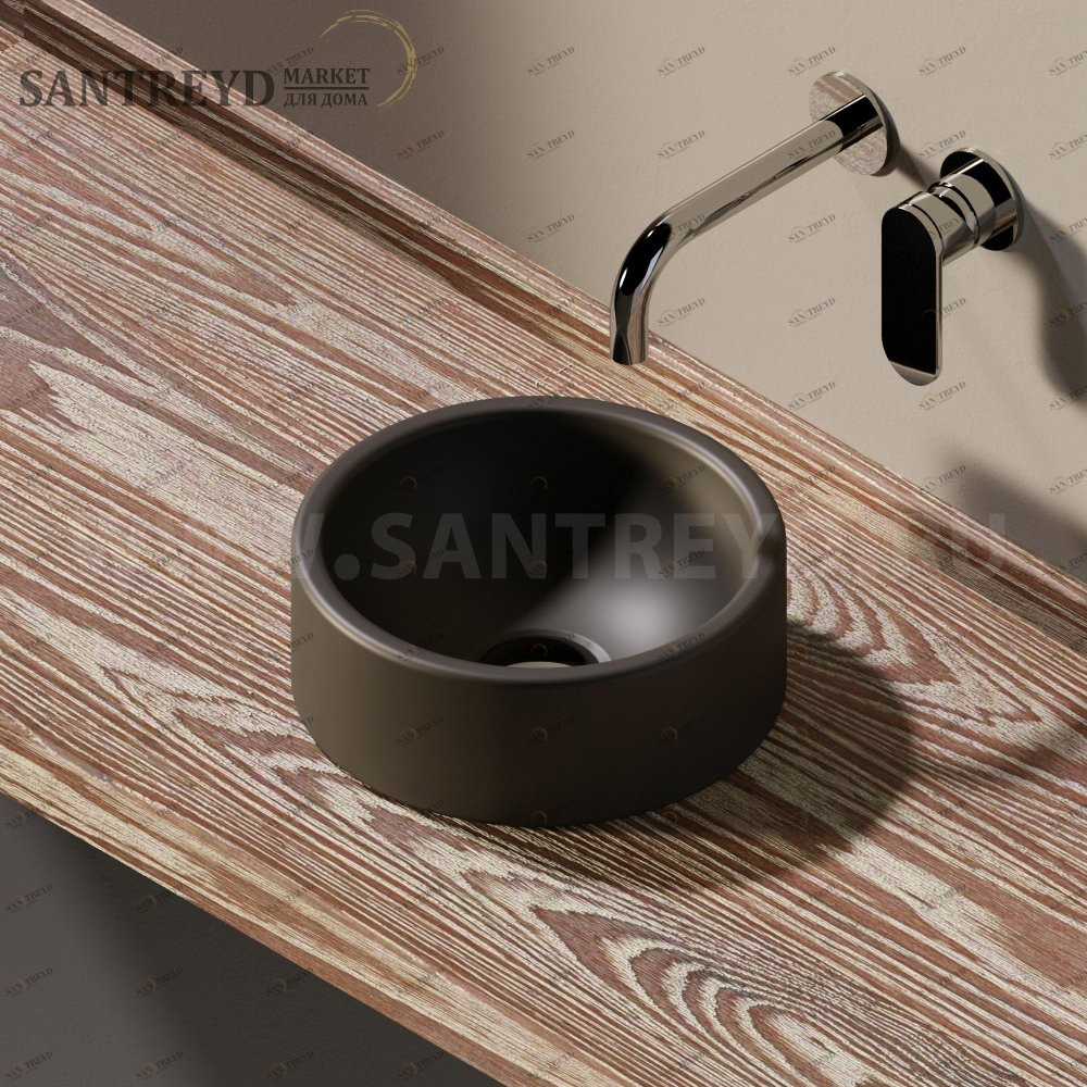 50592227006 Накладная раковина на столешницу  круглая Ceramica Flaminia Twin