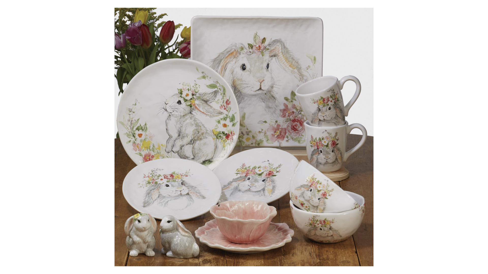 10648262 Certified International Блюдо квадратное Certified Int. Милый кролик 32х32см, керамика Керамика  - Вид №1