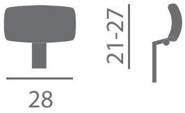 Kastel Стул для руководителя на колесиках Karma sun-id-1419728 - Вид №5