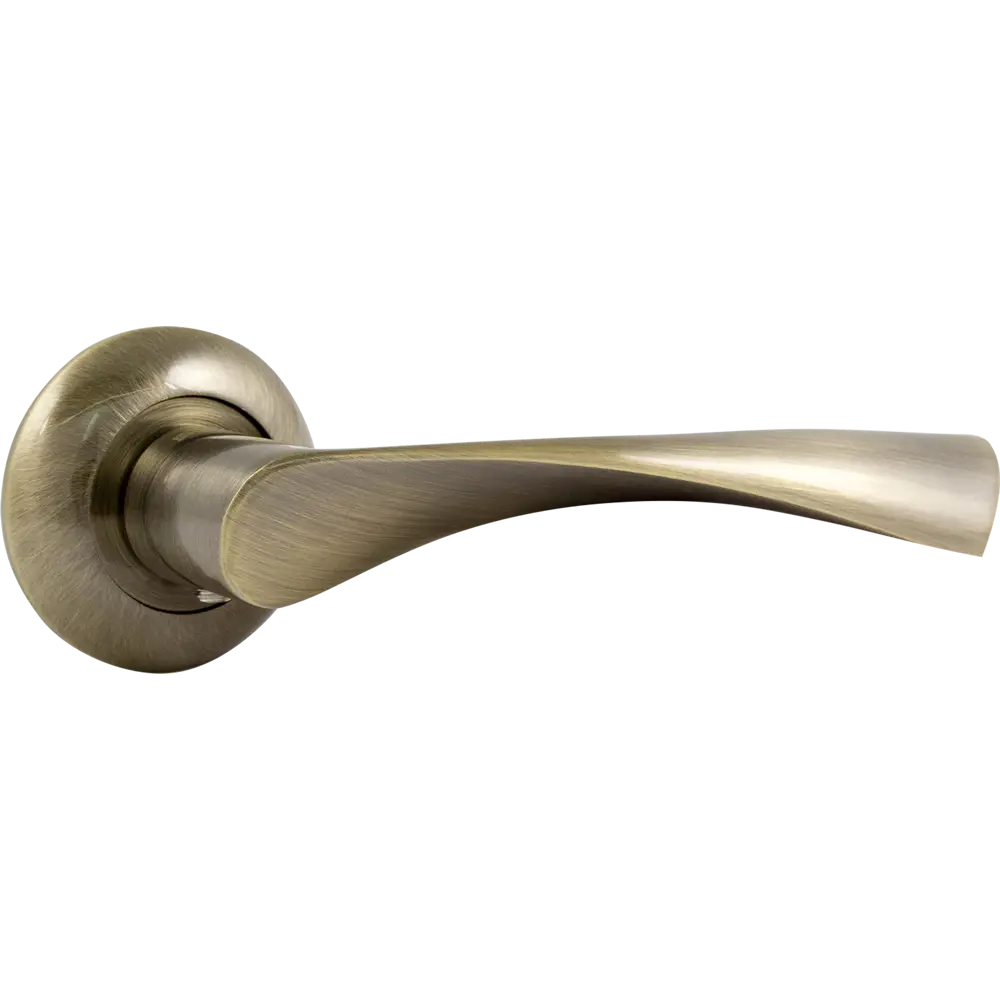 Комплект дверных ручек с запиранием SET45/Z PRIMA RM/HD AB-6 цвет бронза FUARO STLM-2030421
