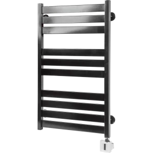 Полотенцесушитель электрический Вармо Спектра П14 600 Вт, 50х69 см, цвет чёрный