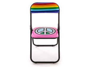 Металлический складной стул